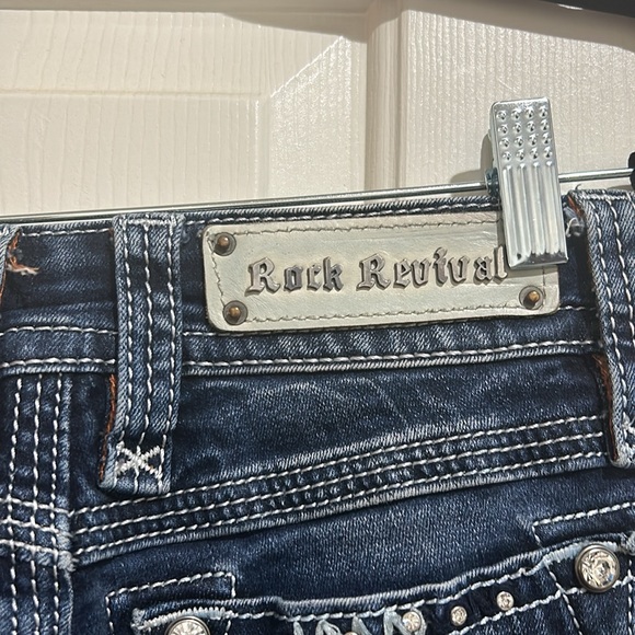 Rock Revival Erin easy skinny jeans SZ 26 - Picture 8 of 14